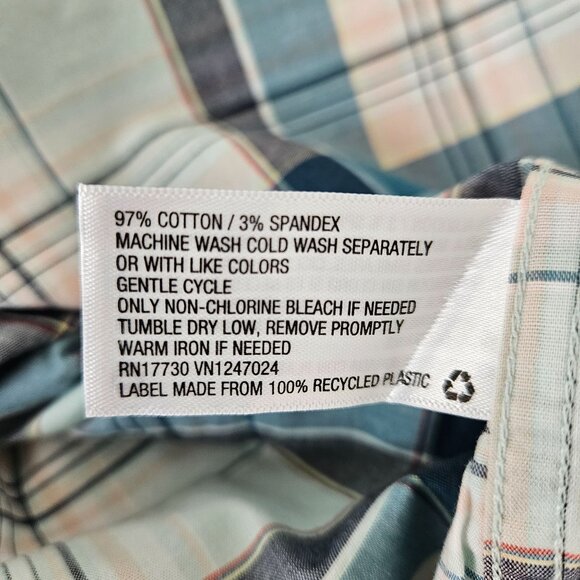 Goodfellow & Co Mens Standard Fit Plaid Short Sleeve Shirt Size XXL Casual - Picture 11 of 11